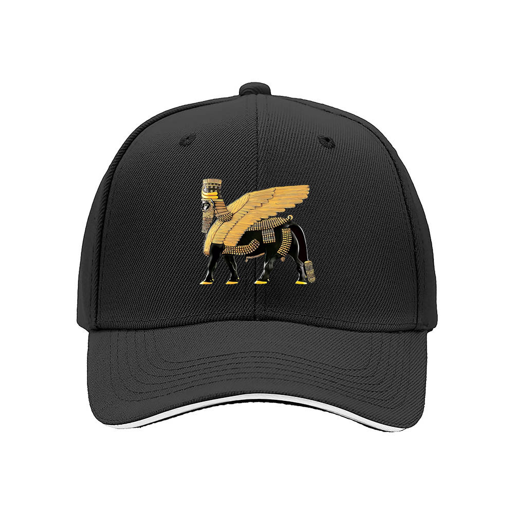 Golden Griffin Embroidered Men's Baseball Cap Gift for Mythology Fans - Image 3