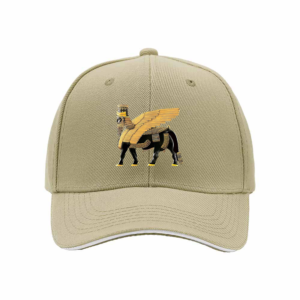 Golden Griffin Embroidered Men's Baseball Cap Gift for Mythology Fans - Image 4
