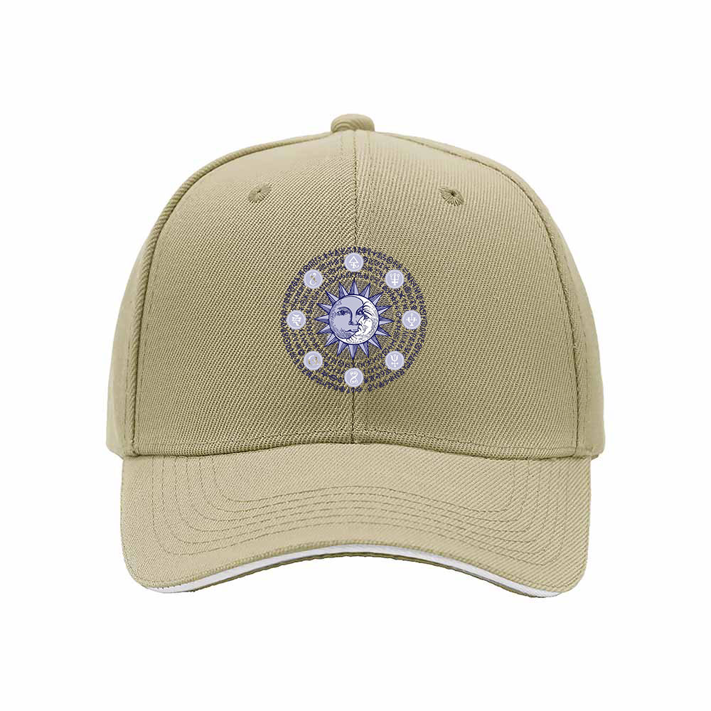 Moon Phase Symbol Men's Baseball Cap Cosmic Gift for Astronomers - Image 4