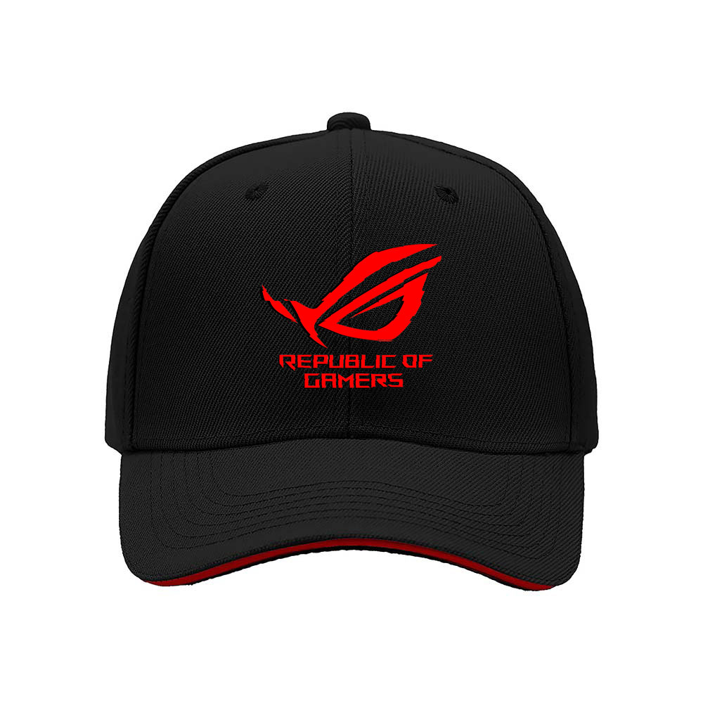 ROG Republic of Gamers Logo Baseball Cap Men's Women's Gaming Hat Gift