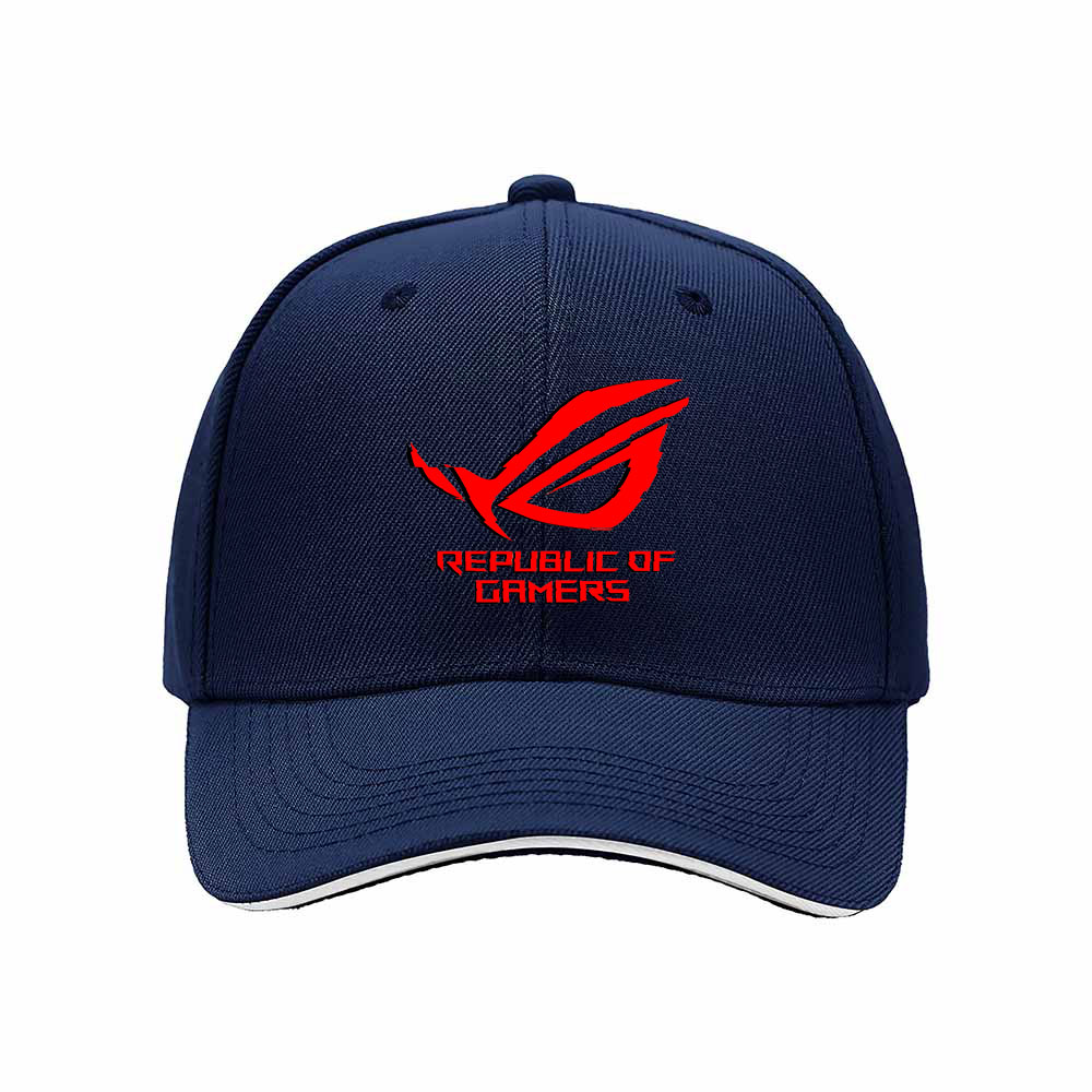 ROG Republic of Gamers Logo Baseball Cap Men's Women's Gaming Hat Gift - Image 2