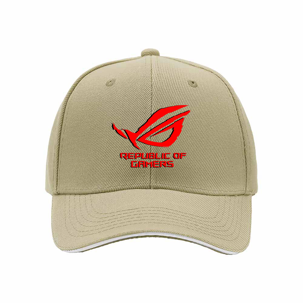 ROG Republic of Gamers Logo Baseball Cap Men's Women's Gaming Hat Gift - Image 4