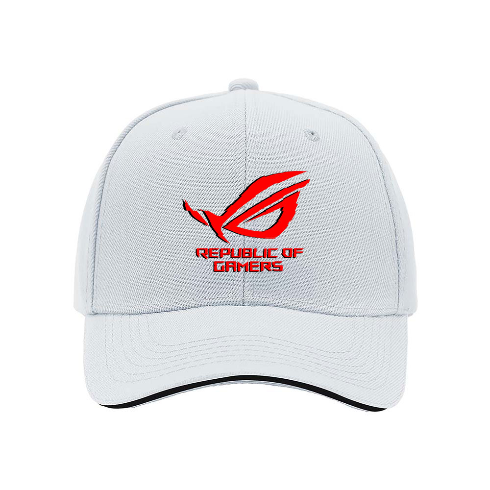 ROG Republic of Gamers Logo Baseball Cap Men's Women's Gaming Hat Gift - Image 5