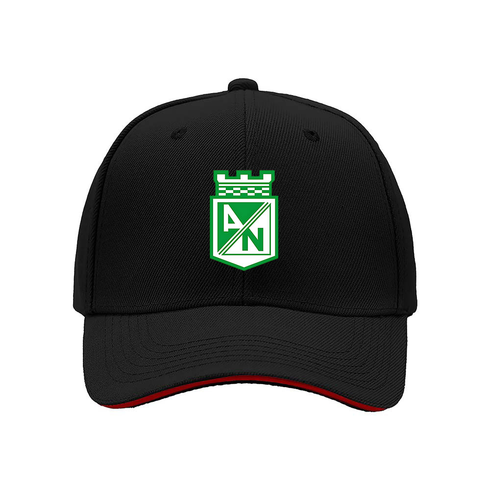 Atl??tico Nacional Men's Baseball Cap Green Logo Black Hat Gift