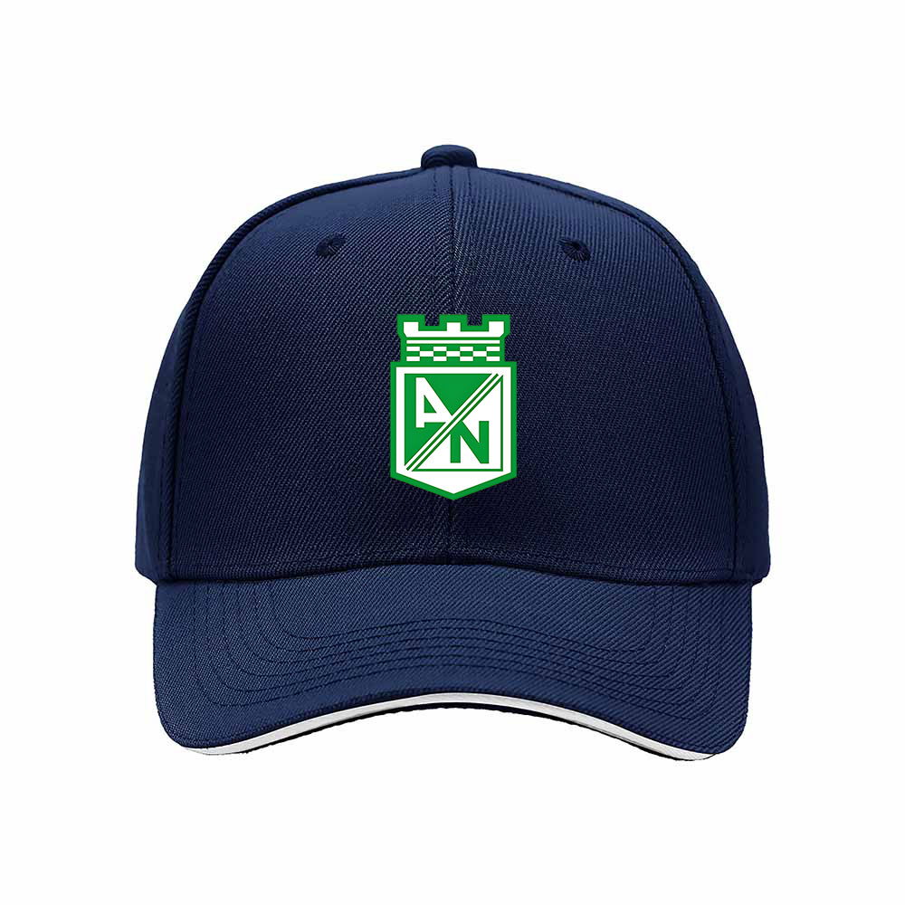 Atl??tico Nacional Men's Baseball Cap Green Logo Black Hat Gift - Image 2