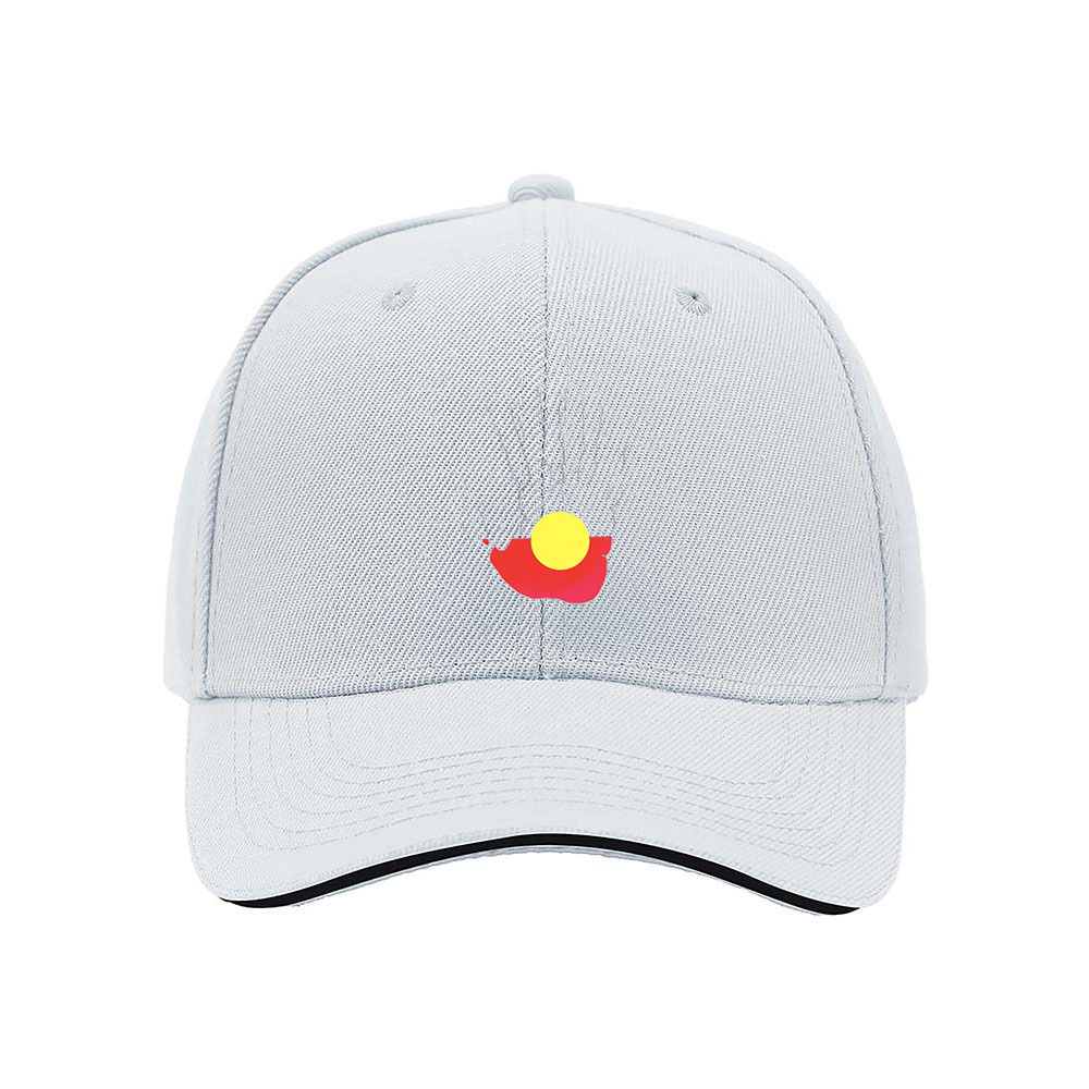 Aboriginal Flag Handprint Men's Baseball Cap Gift - Image 5