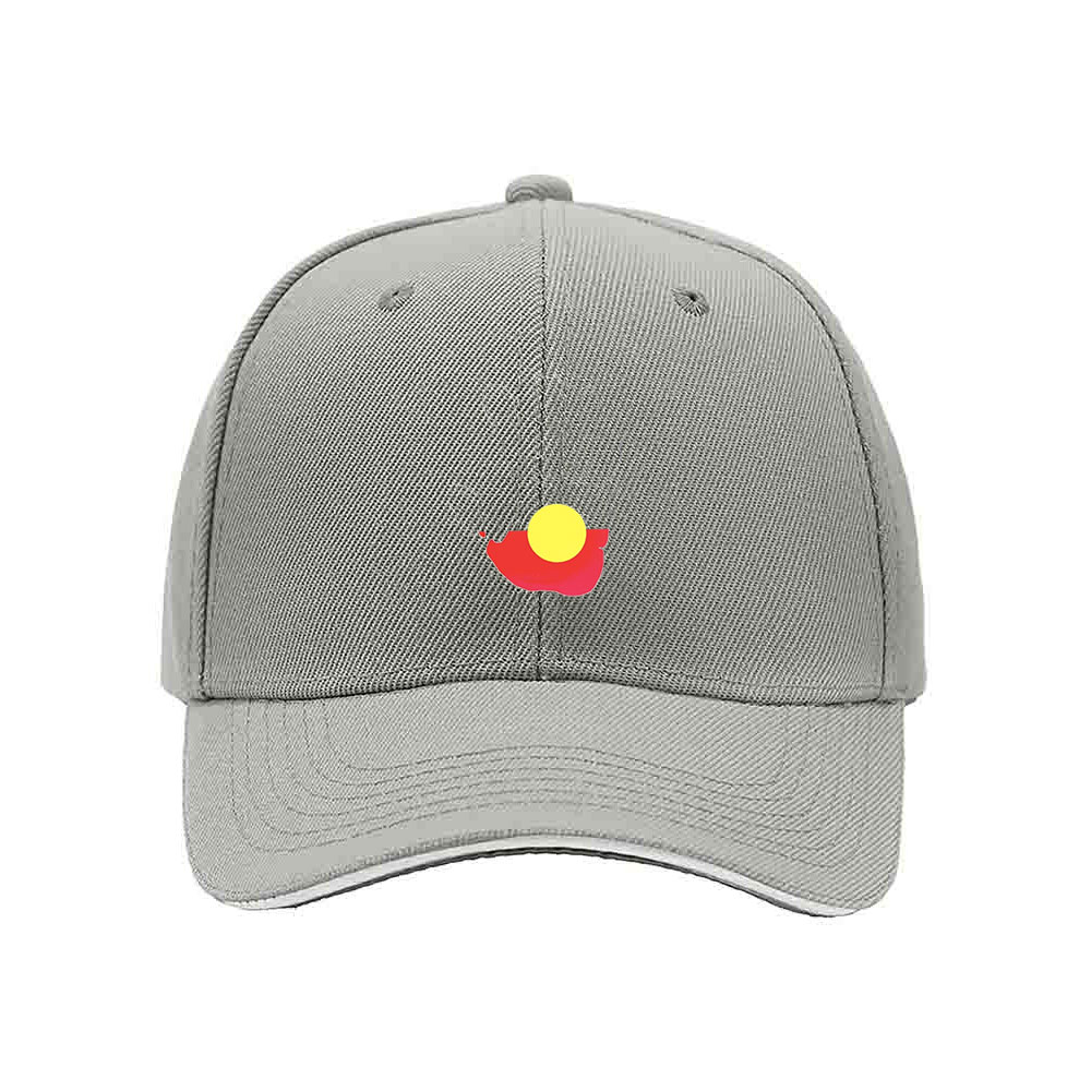 Aboriginal Flag Handprint Men's Baseball Cap Gift - Image 7