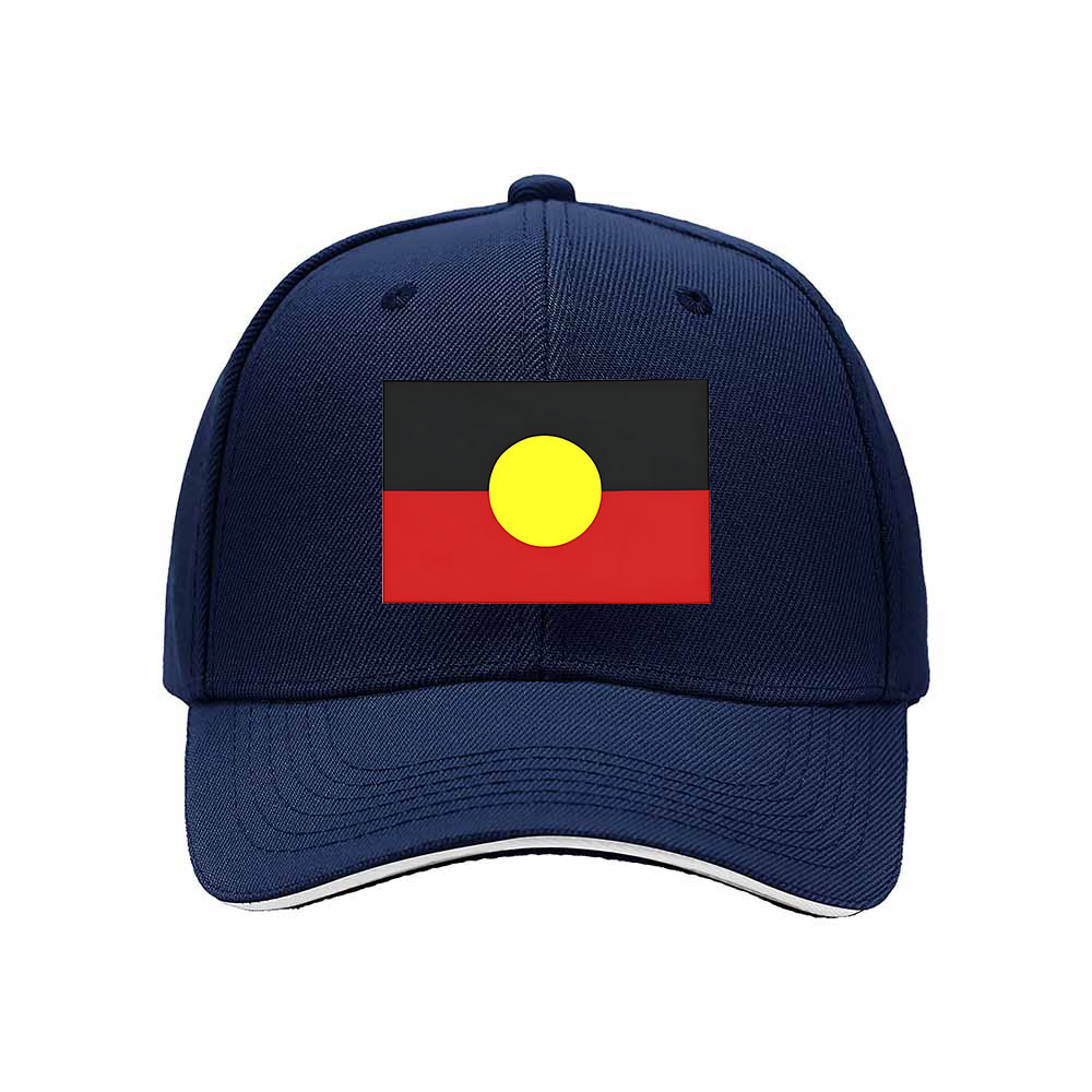 Aboriginal Flag Men's Baseball Cap Cultural Gift Hat - Image 2
