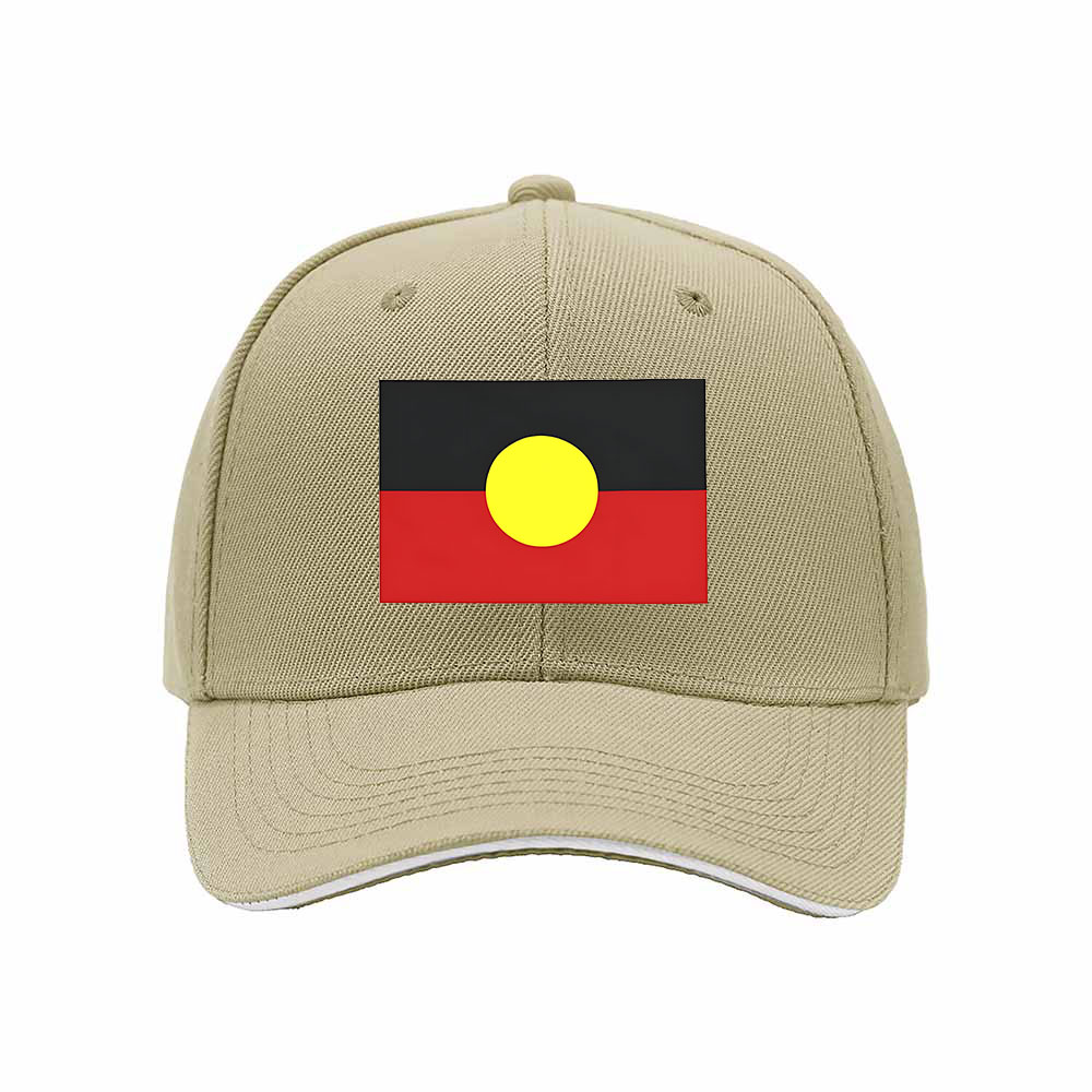Aboriginal Flag Men's Baseball Cap Cultural Gift Hat - Image 4