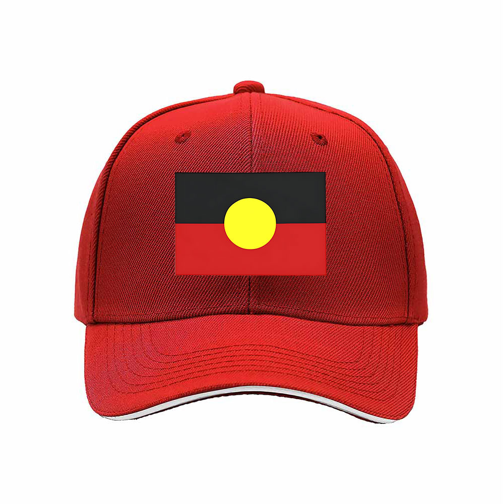 Aboriginal Flag Men's Baseball Cap Cultural Gift Hat - Image 6