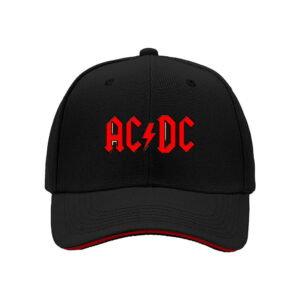 ACDC Logo Men's Baseball Cap Rock Music Gift Hat
