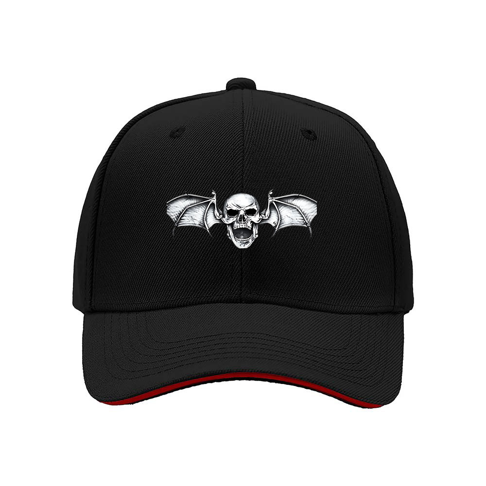 Bat Skull Embroidered Men's Baseball Cap Gothic Gift Hat