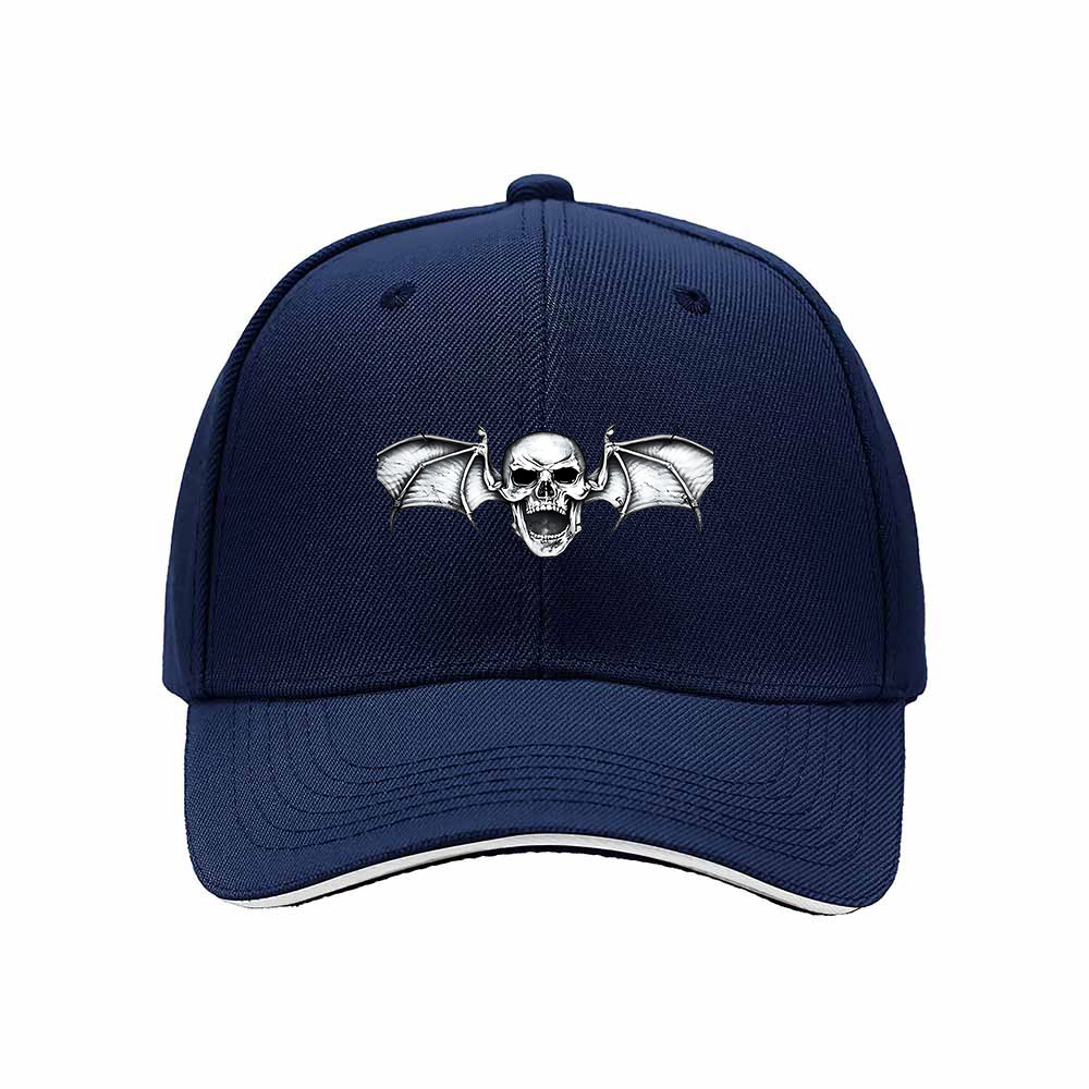 Bat Skull Embroidered Men's Baseball Cap Gothic Gift Hat - Image 2