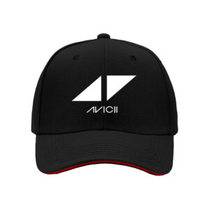 Avicii Logo Men's Baseball Cap Black Music Gift Hat