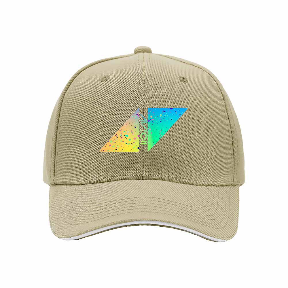 Colorful Triangle Print Men's Baseball Cap Gift Fashion Hat - Image 4