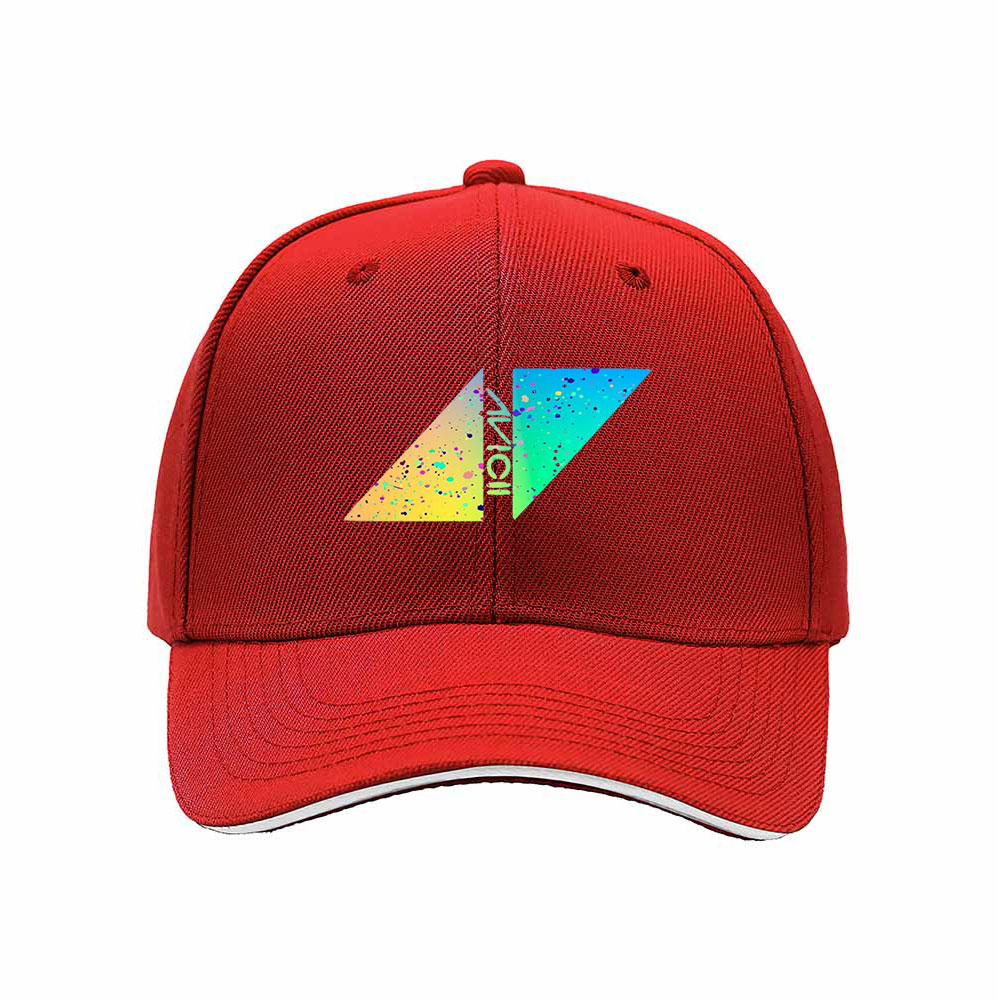 Colorful Triangle Print Men's Baseball Cap Gift Fashion Hat - Image 6