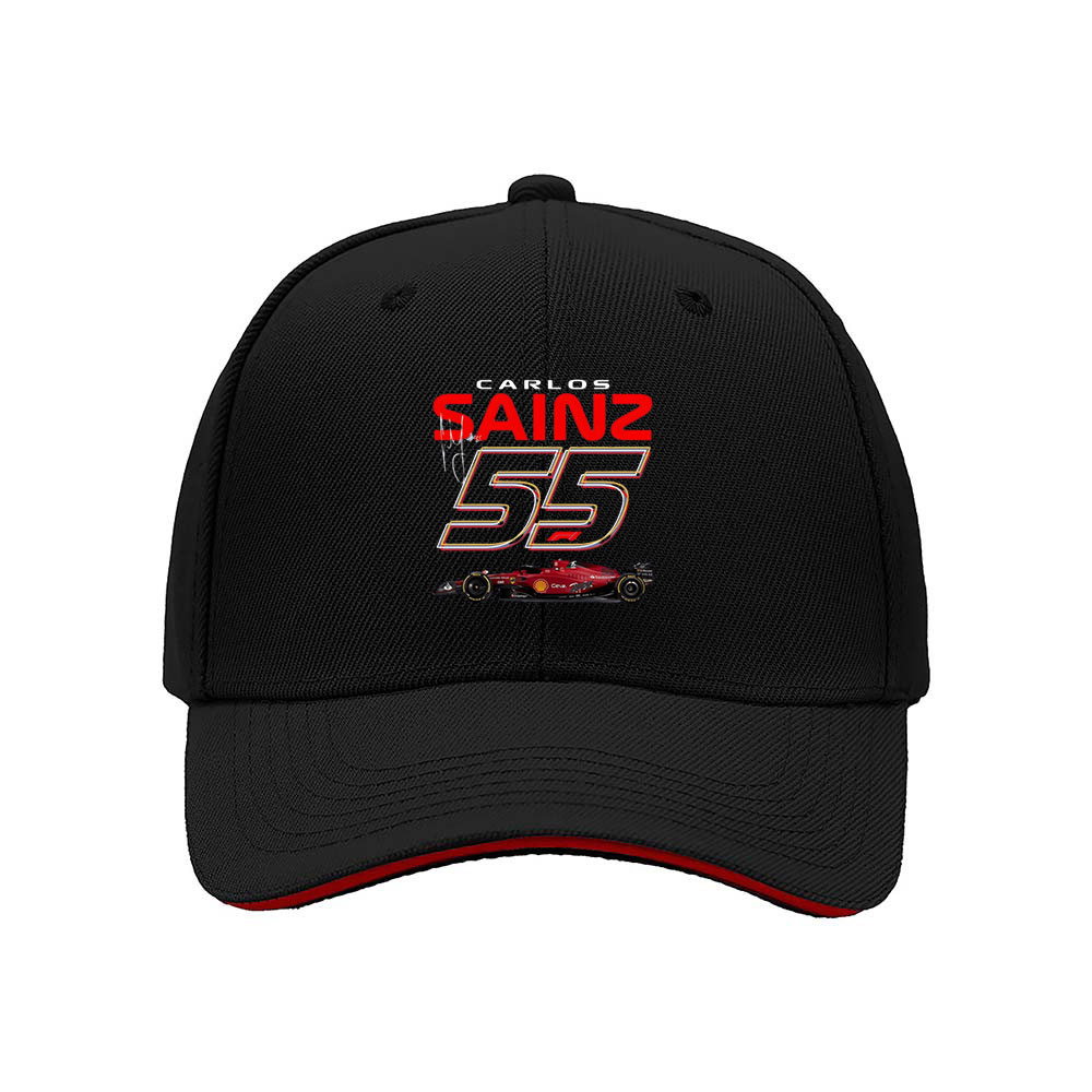 Carlos Sainz 55 F1 Racing Men's Baseball Cap Gift for Fans
