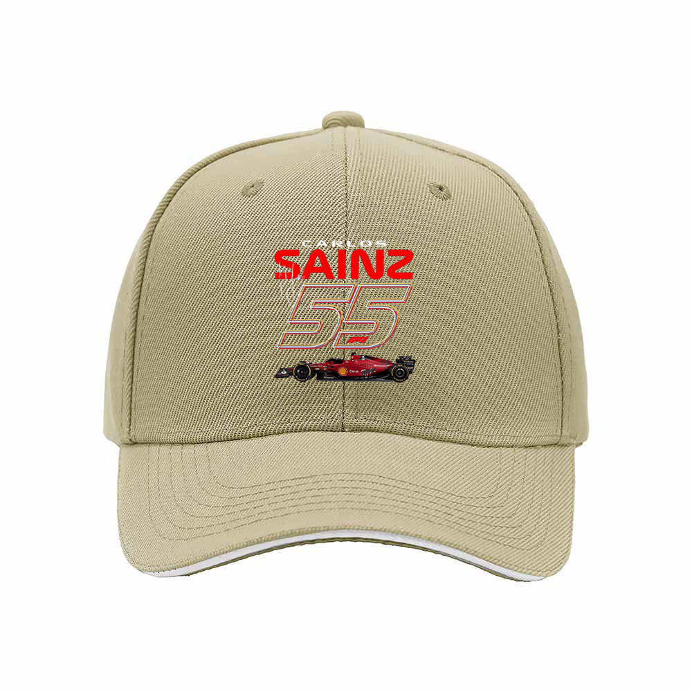 Carlos Sainz 55 F1 Racing Men's Baseball Cap Gift for Fans - Image 4