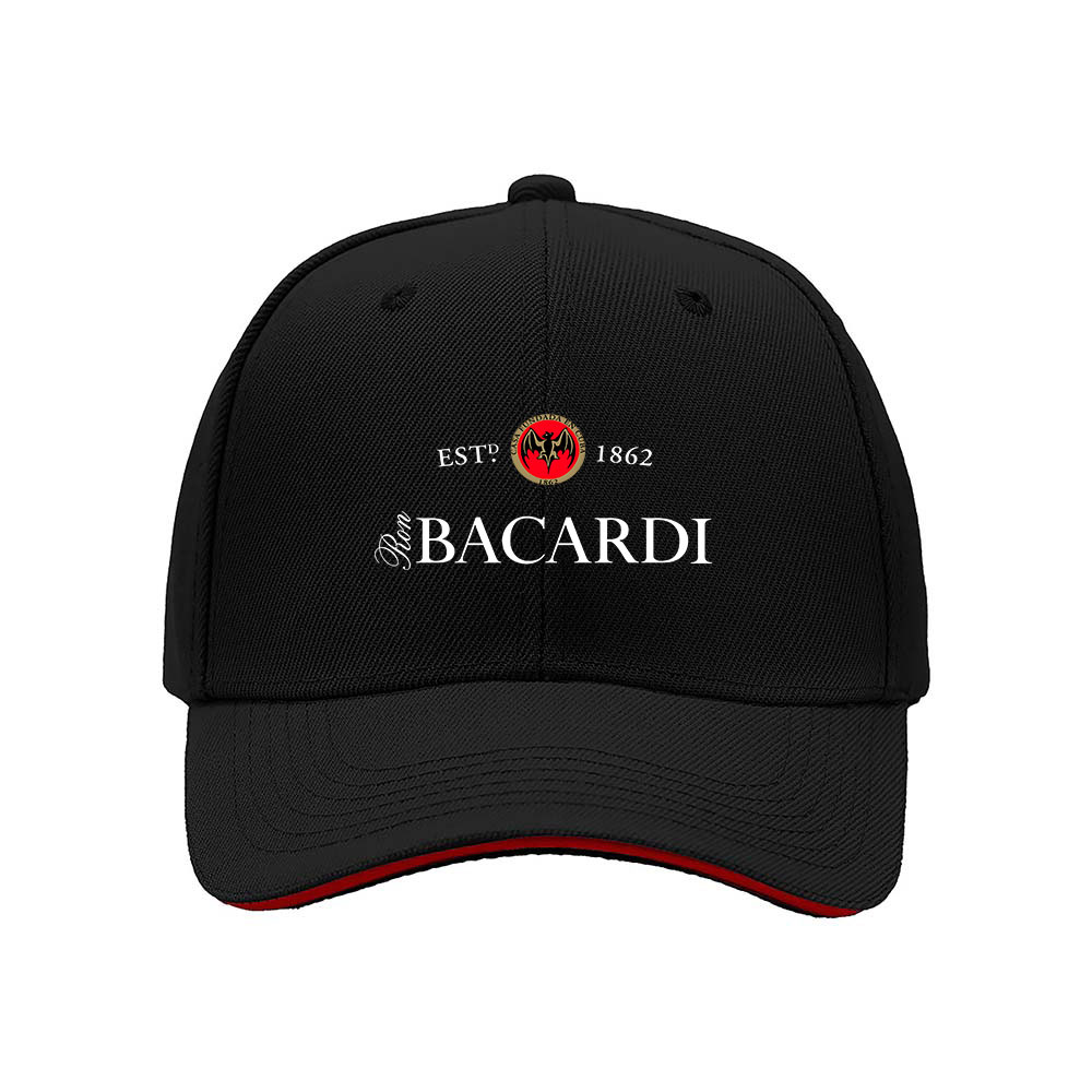 Bacardi Logo Men's Baseball Cap Black Classic Style Gift Hat