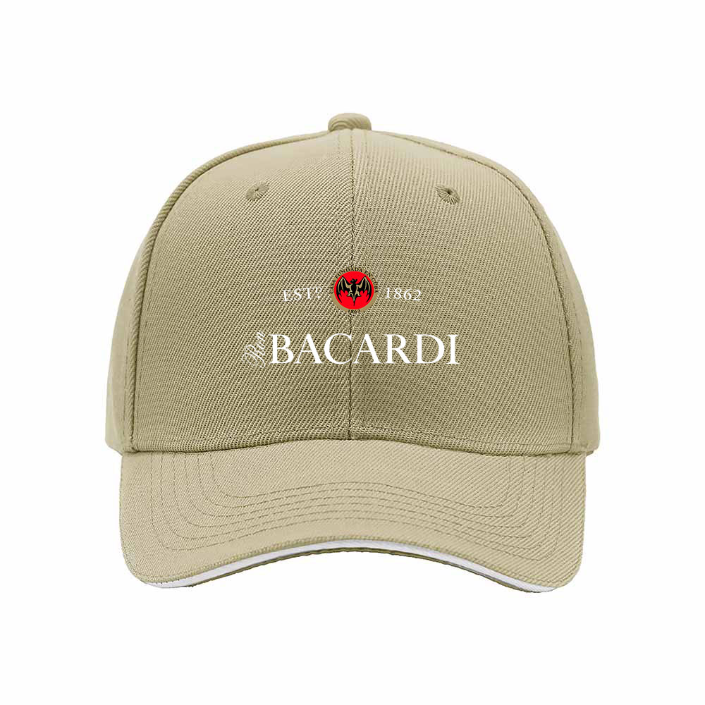 Bacardi Logo Men's Baseball Cap Black Classic Style Gift Hat - Image 4