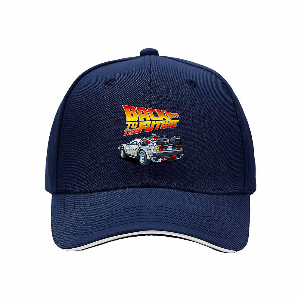 Back to the Future DeLorean Men's Baseball Cap Gift - Image 2