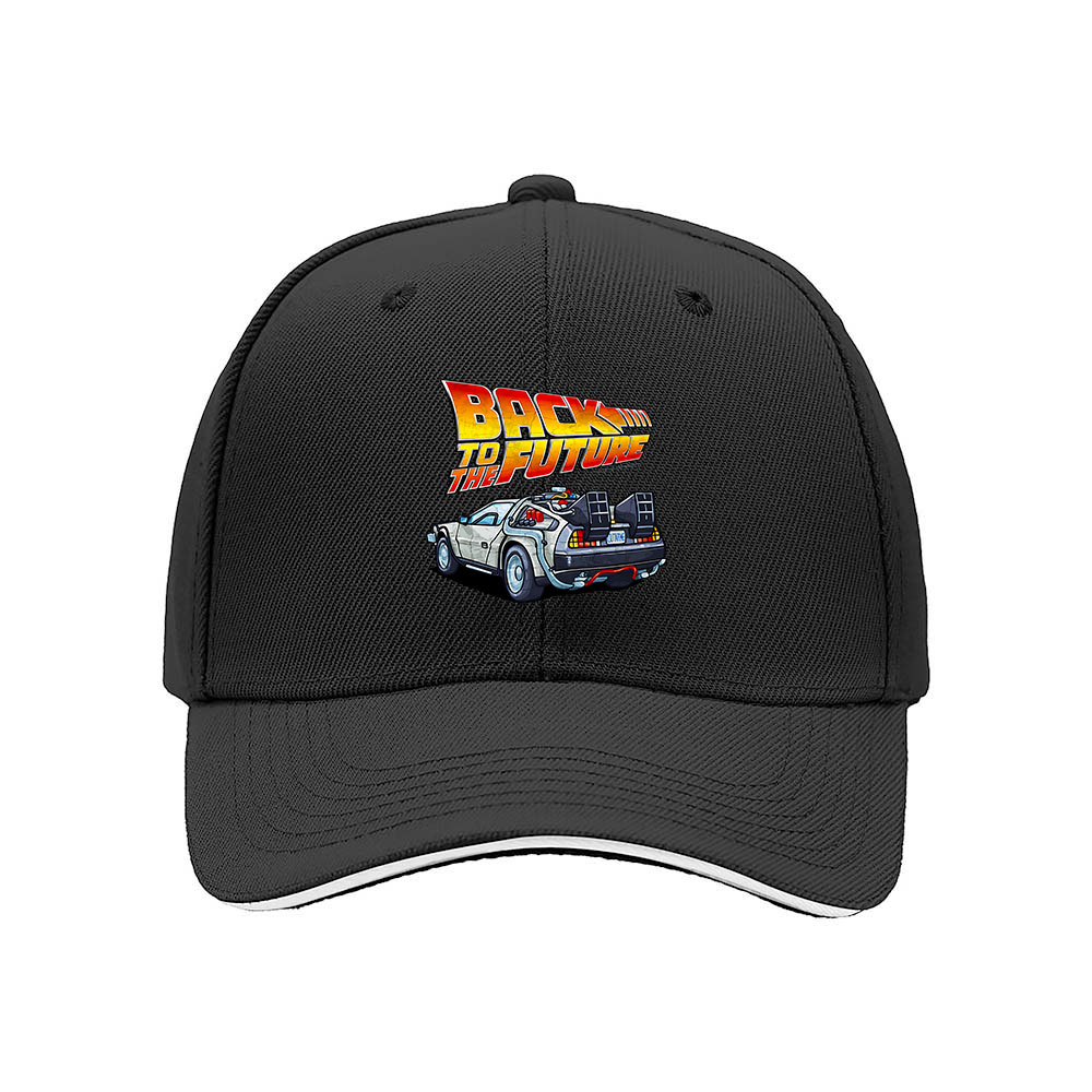 Back to the Future DeLorean Men's Baseball Cap Gift - Image 3