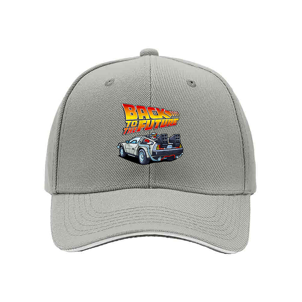 Back to the Future DeLorean Men's Baseball Cap Gift - Image 7