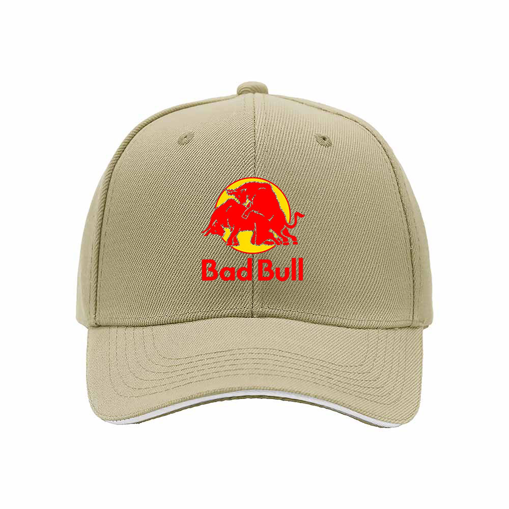 Bad Bull Logo Men's Baseball Cap Red Bull Design Gift Hat - Image 4