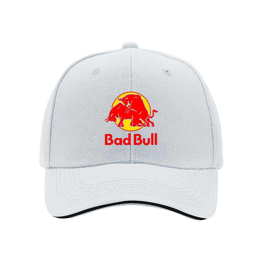 Bad Bull Logo Men's Baseball Cap Red Bull Design Gift Hat - Image 5