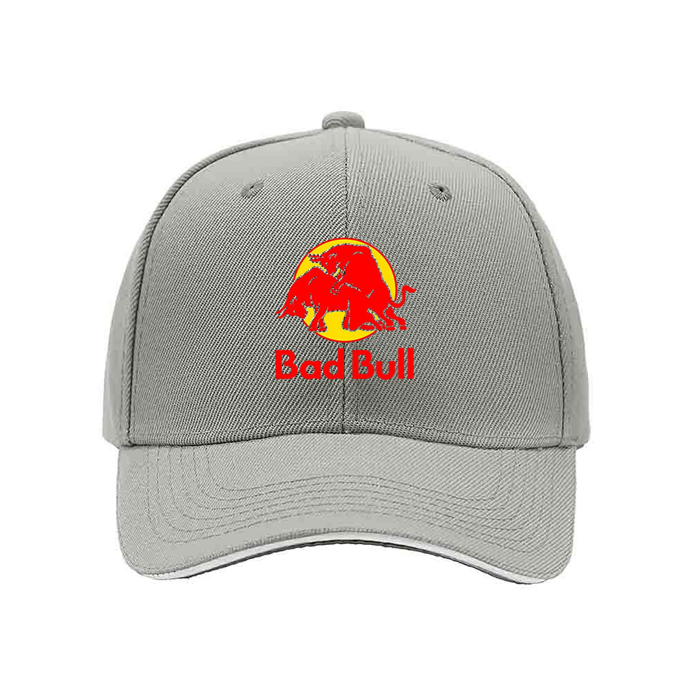 Bad Bull Logo Men's Baseball Cap Red Bull Design Gift Hat - Image 7