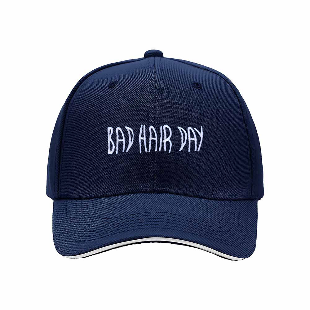 Bad Hair Day Baseball Cap for Men Women Funny Gift Hat - Image 2