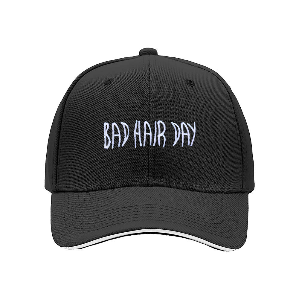 Bad Hair Day Baseball Cap for Men Women Funny Gift Hat - Image 3