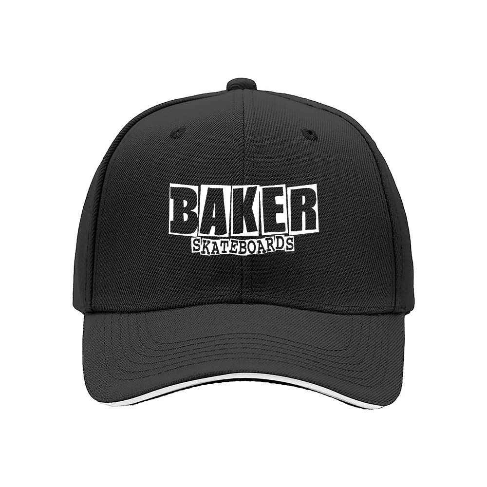 Baker Skateboards Men's Baseball Cap Black Red Trim Gift - Image 3