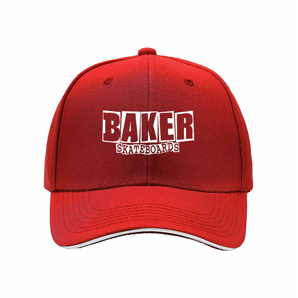 Baker Skateboards Men's Baseball Cap Black Red Trim Gift - Image 6