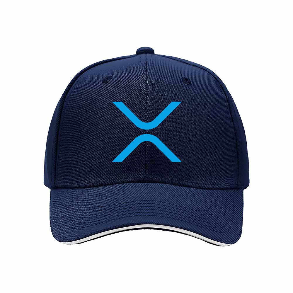 Men's Black Baseball Cap with Blue X Logo for Gifts and Casual Wear - Image 2