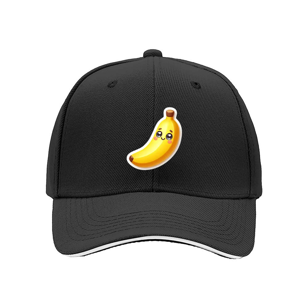 Banana Emoji Baseball Cap for Men Women Fun Gift Hat - Image 3