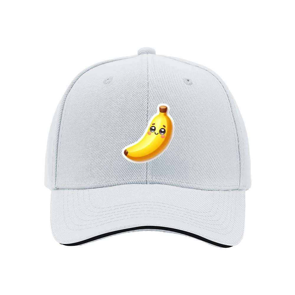 Banana Emoji Baseball Cap for Men Women Fun Gift Hat - Image 5