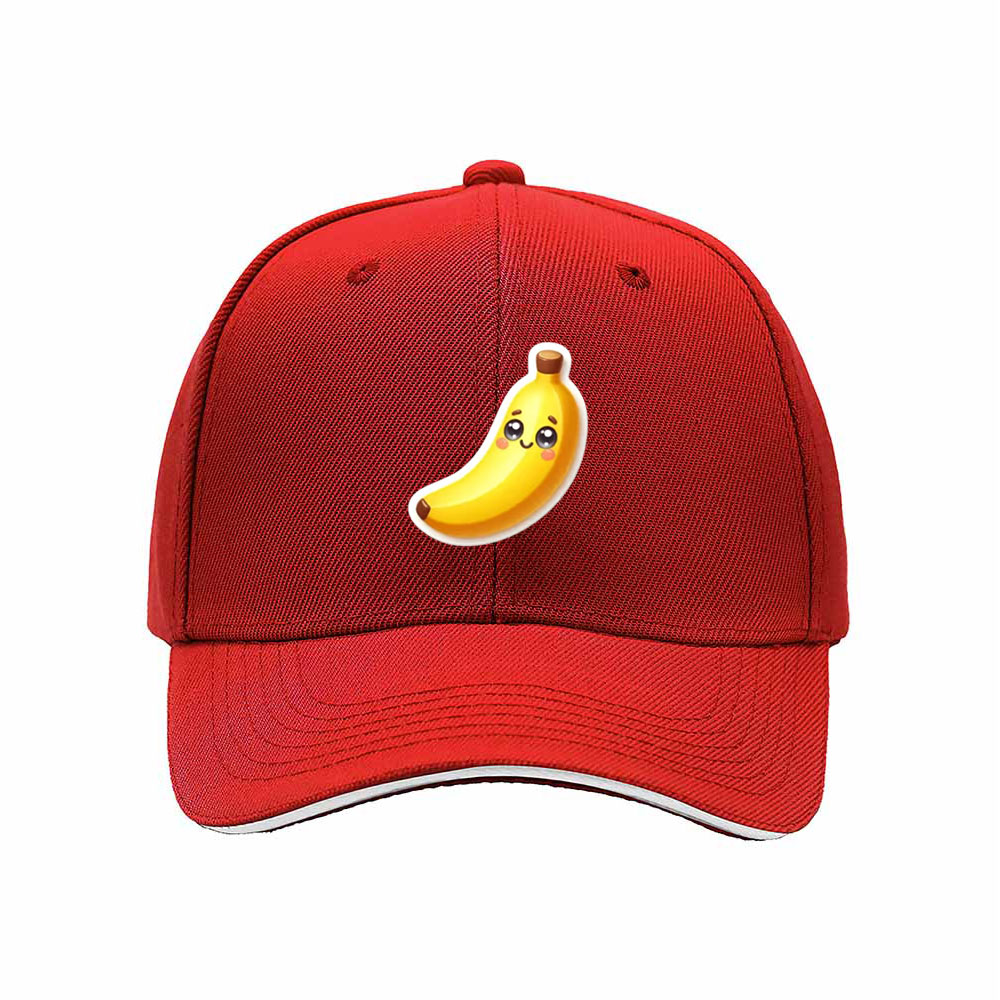 Banana Emoji Baseball Cap for Men Women Fun Gift Hat - Image 6