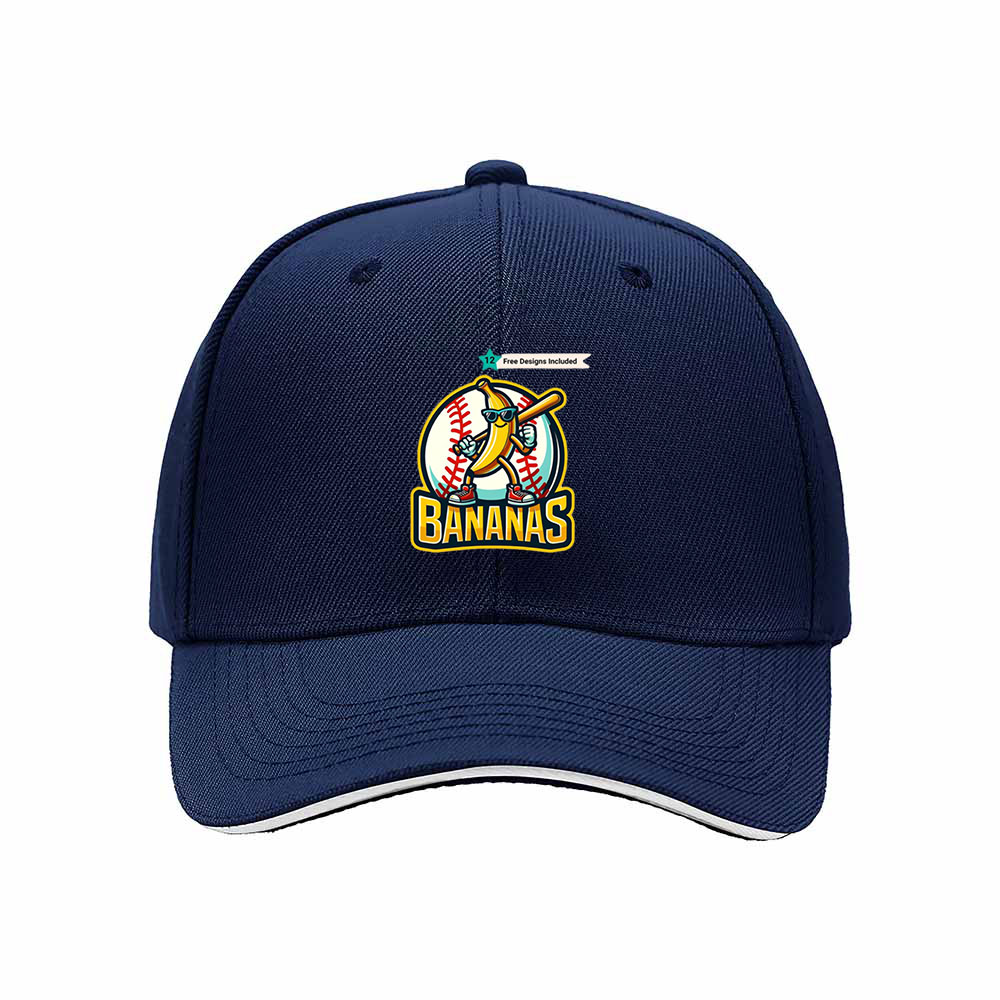 Bananas Baseball Cap Men's Women's Fun Gift Hat - Image 2