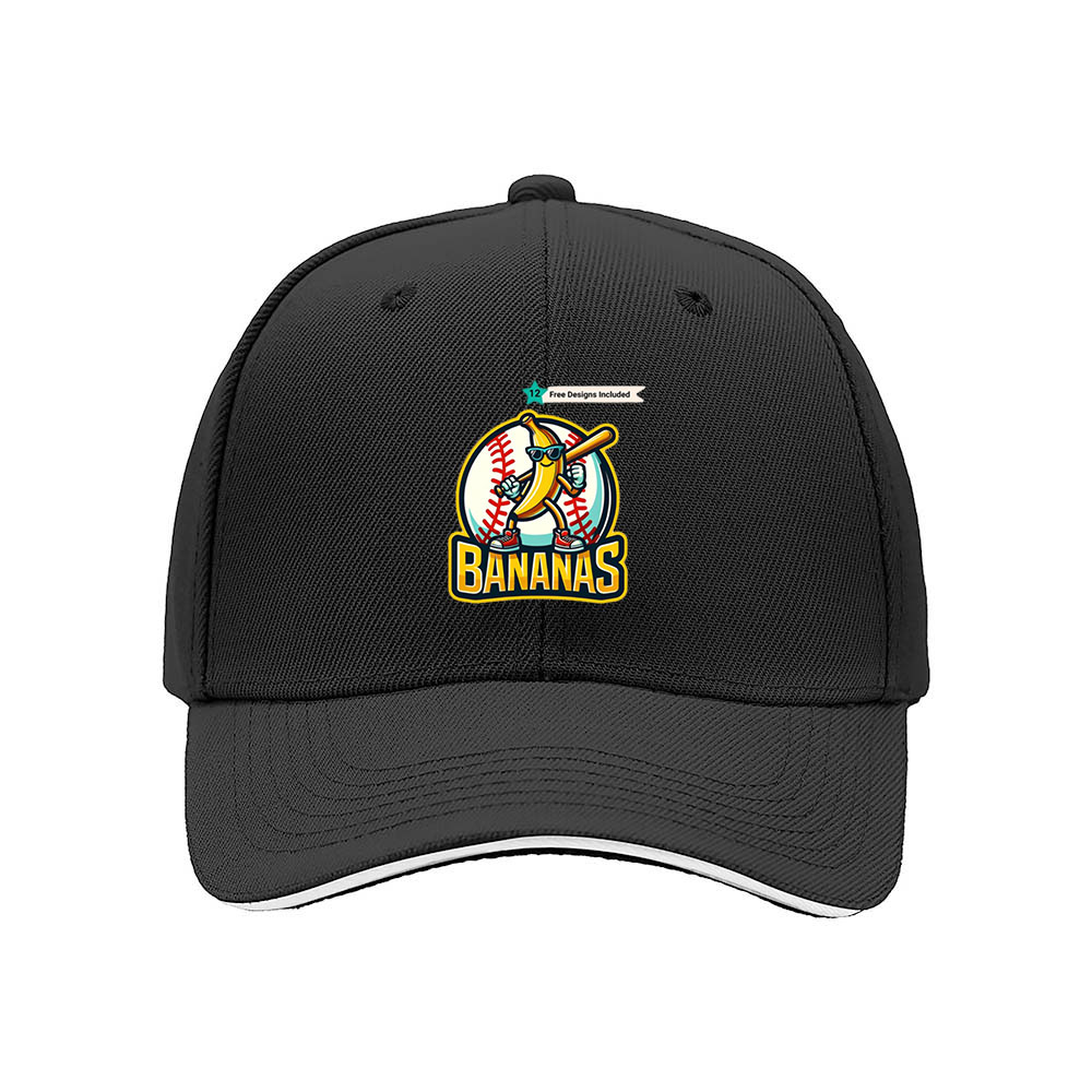 Bananas Baseball Cap Men's Women's Fun Gift Hat - Image 3