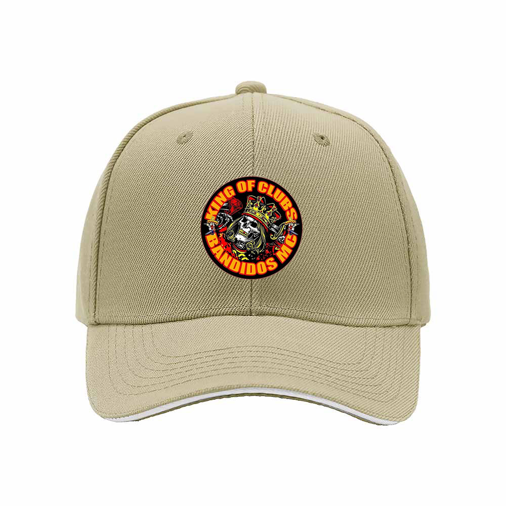 Bandidos MC King of Clubs Men's Baseball Cap Gift - Image 4