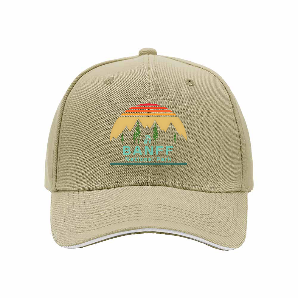 Banff National Park Men's Baseball Cap Outdoor Gift Hat - Image 4