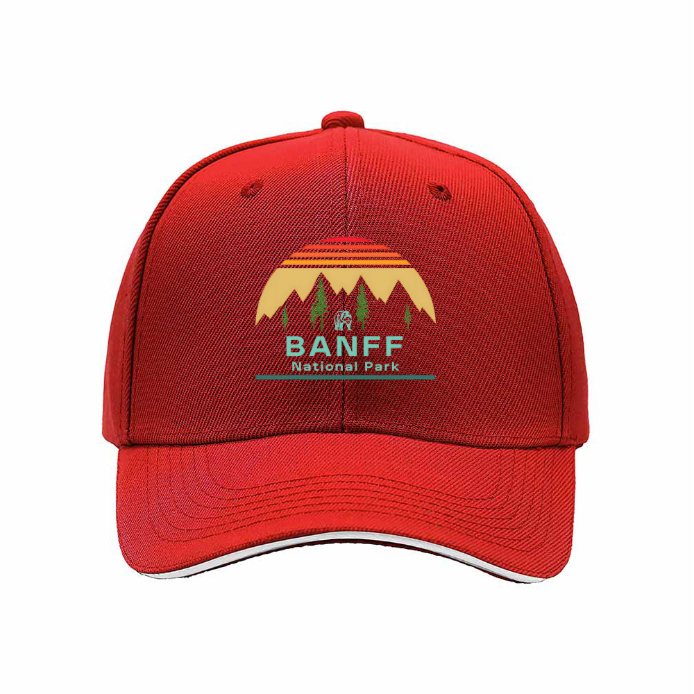 Banff National Park Men's Baseball Cap Outdoor Gift Hat - Image 6