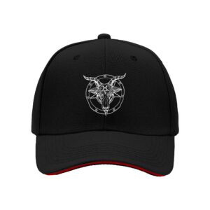 Baphomet Goat Symbol Men's Baseball Cap Gothic Gift Hat