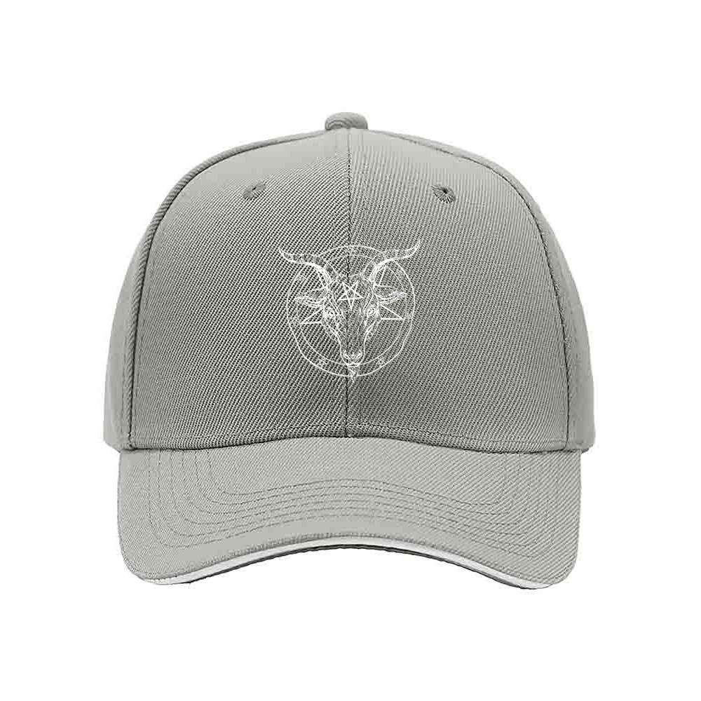Baphomet Goat Symbol Men's Baseball Cap Gothic Gift Hat - Image 7
