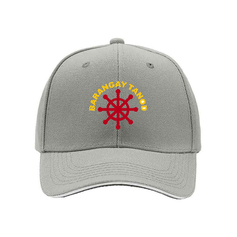 Barangay Tanod Men's Baseball Cap Red Ship Wheel Design - Image 7