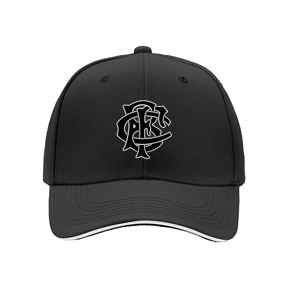 Black Baseball Cap with White Logo Design for Men Women Casual Wear Gift - Image 3