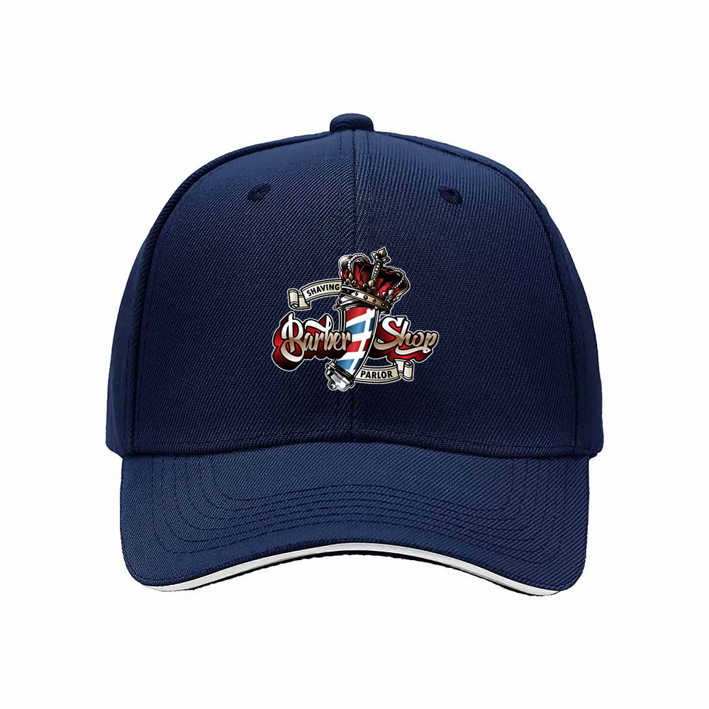 Barber Shop Logo Baseball Cap Men's Women's Gift Hat - Image 2