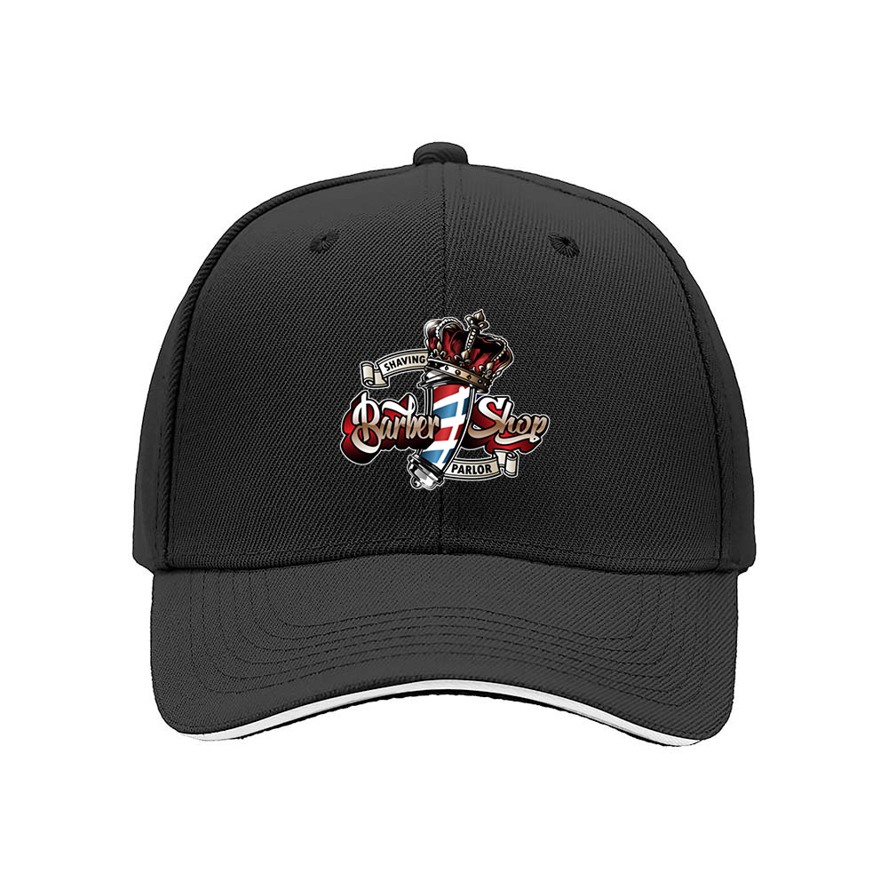 Barber Shop Logo Baseball Cap Men's Women's Gift Hat - Image 3