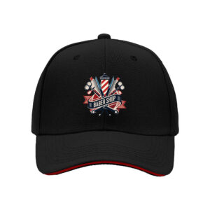 Barber Shop Logo Men's Baseball Cap Classic Stylish Gift Hat